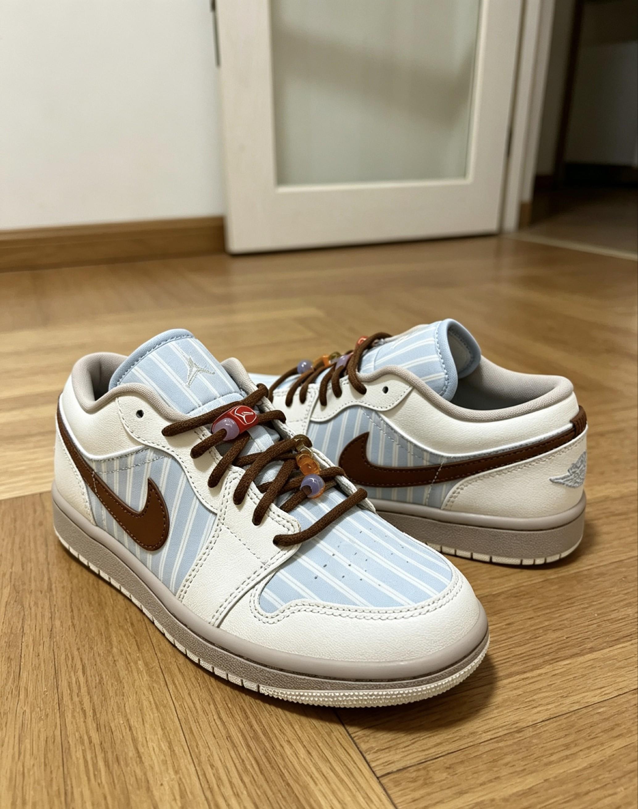 上脚半个月的AJ1条纹西装 说点实在感受